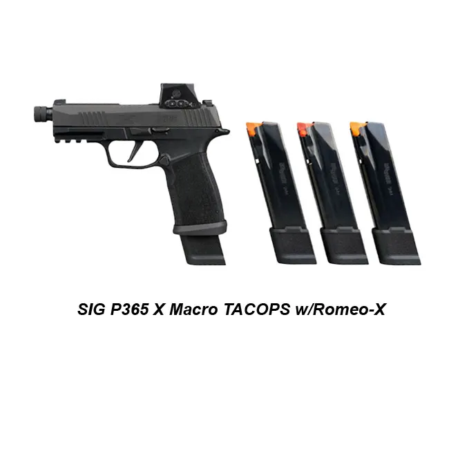 SIG P365 X Macro TACOPS w/Romeo-X - Image 1