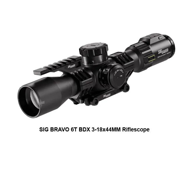 SIG Sauer BRAVO 6T BDX 3-18X44MM Riflescope - Image 1