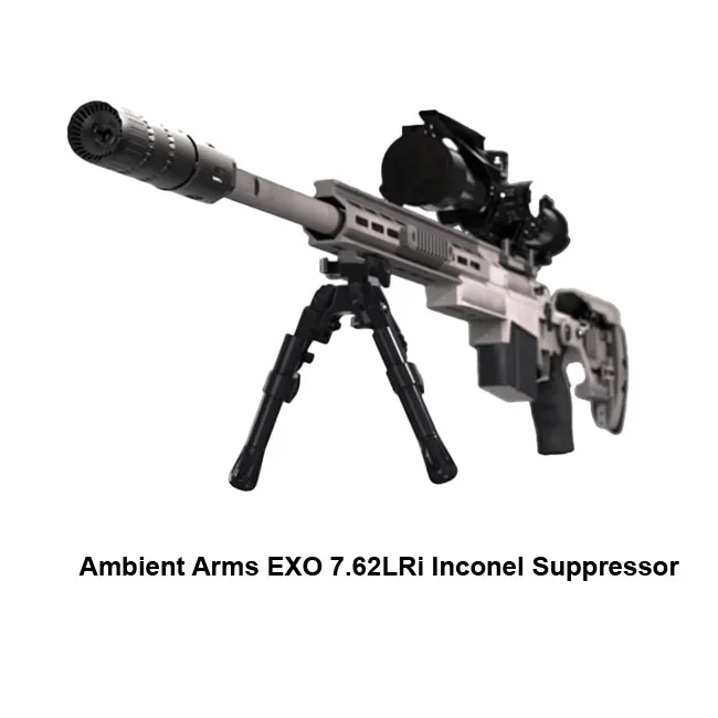 Ambient Arms EXO 7.62LRi Inconel Suppressor - Thumbnail 6