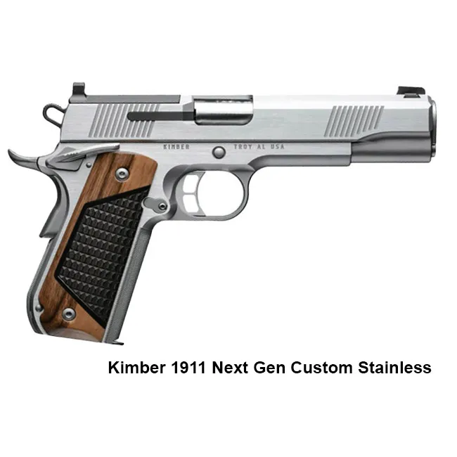 Kimber 1911 Next Gen Custom Stainless - Thumbnail 1