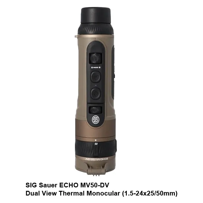 SIG Sauer ECHO MV50-DV Dual View Thermal Monocular (1.5-24x25/50mm) - Thumbnail 3