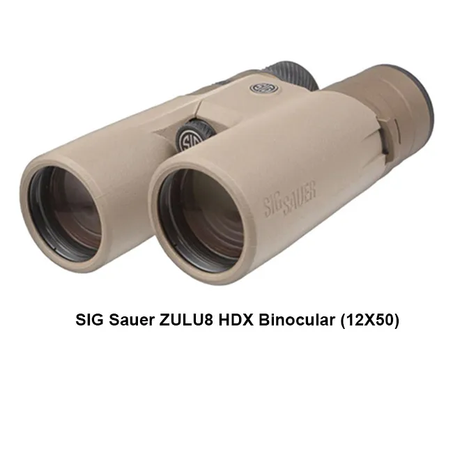 SIG Sauer ZULU8 HDX Binocular (12X50) - Image 1