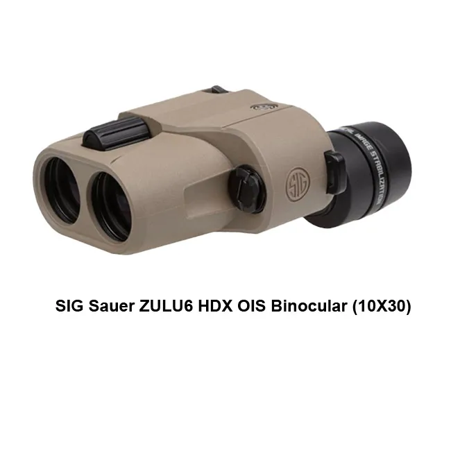 SIG Sauer ZULU6 HDX OIS Binocular (10X30) - Image 1