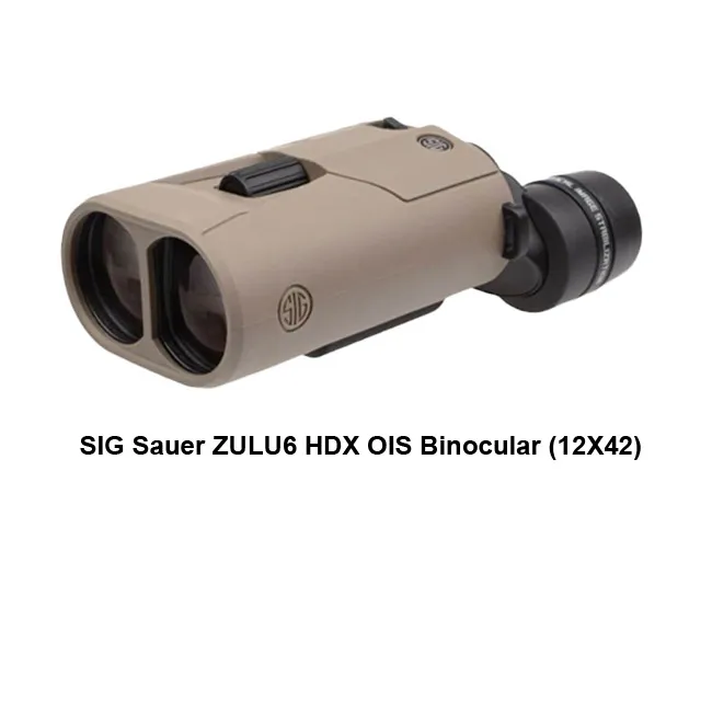 SIG Sauer ZULU6 HDX OIS Binocular (12X42) - Image 1