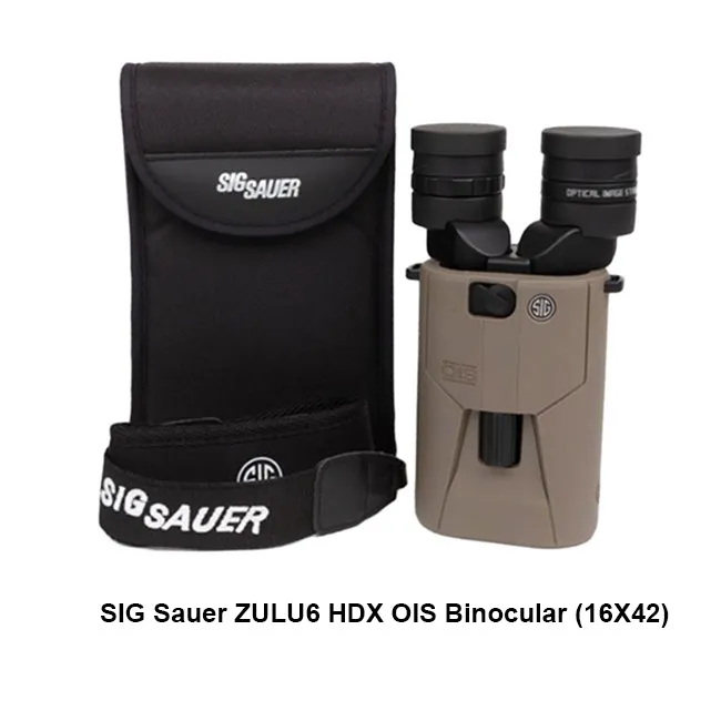 SIG Sauer ZULU6 HDX OIS Binocular (16X42) - Thumbnail 4