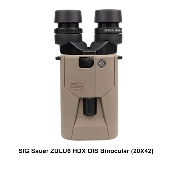SIG Sauer ZULU6 HDX OIS Binocular (20X42) - Thumbnail 2