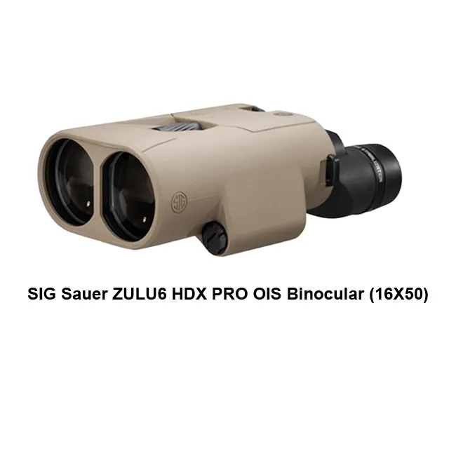 SIG Sauer ZULU6 HDX PRO OIS Binocular (16X50) - Image 1