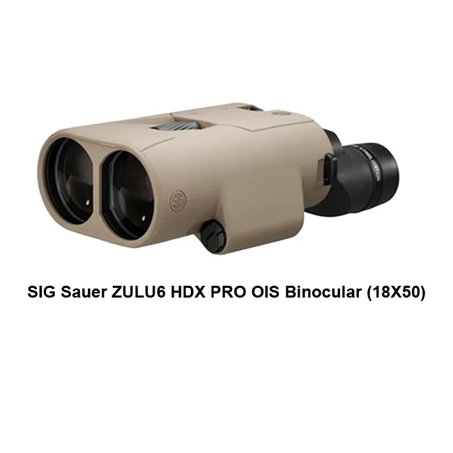 SIG Sauer ZULU6 HDX PRO OIS Binocular (18X50) - Image 1