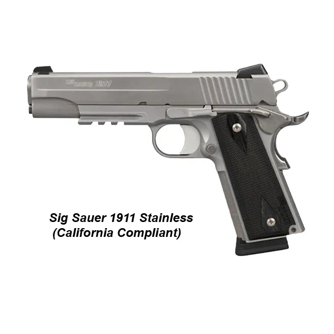 Sig Sauer 1911 Stainless (California Compliant) - Image 1