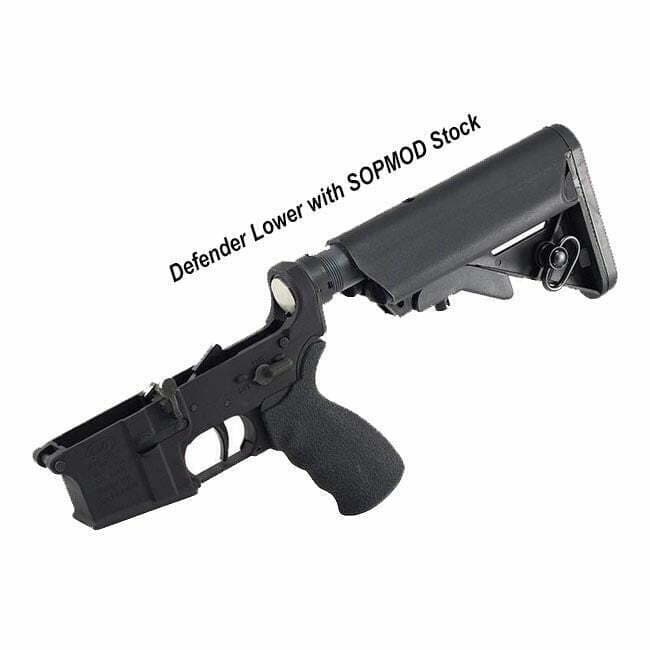Defender Lower with SOPMOD Stock, Two Stage Trigger and Ambi Sel - Thumbnail 1