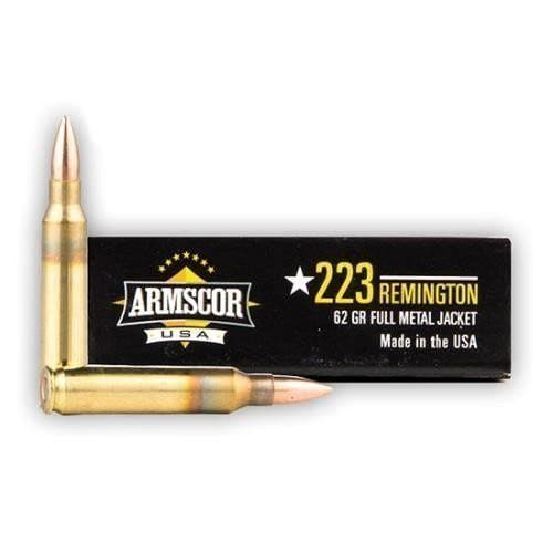 Armscor Ammo 223 REM 62gr FMJ 1000 RD Case - Thumbnail 1