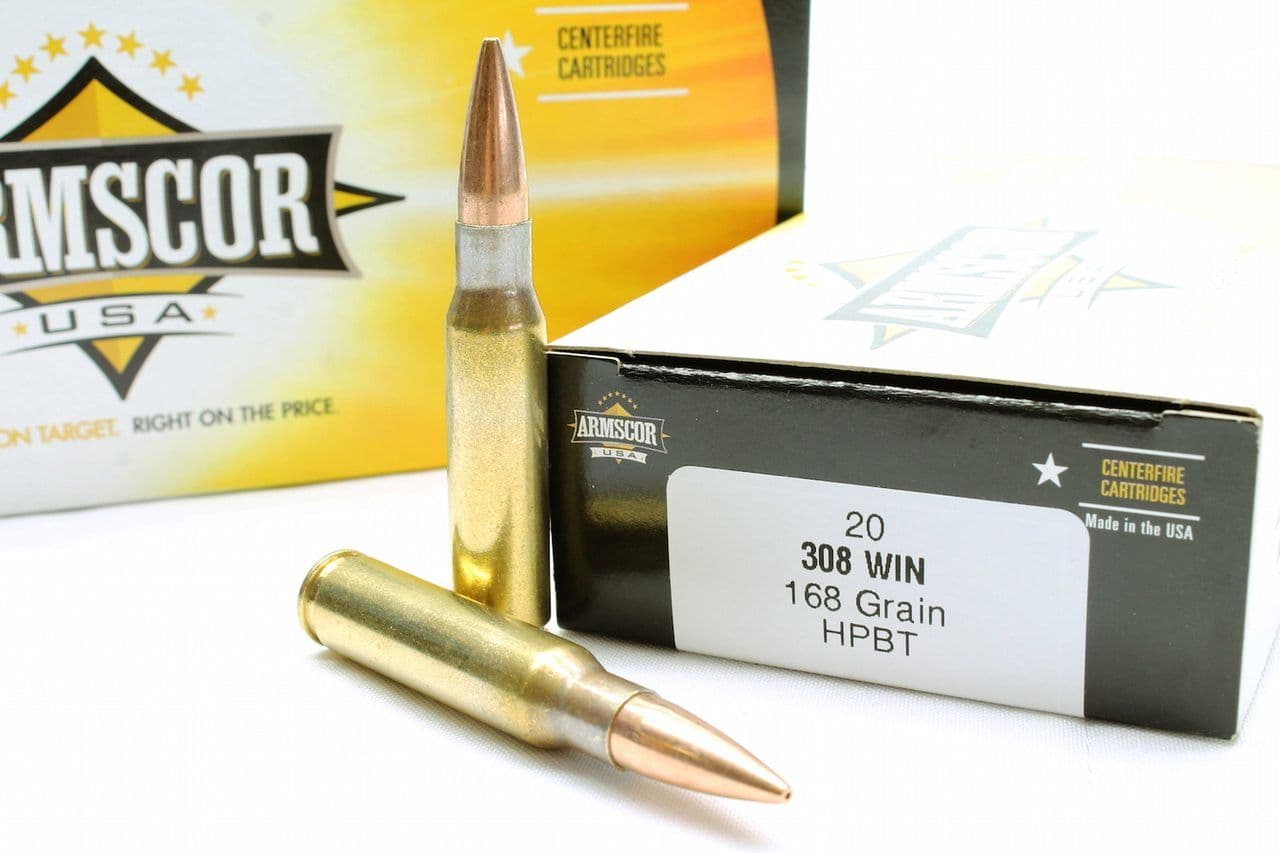 Armscor Ammo 308 WIN 168gr HPBT 200 RD Case - Thumbnail 1