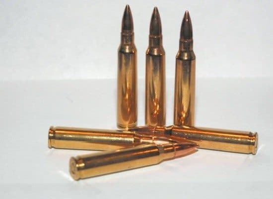 PMC Bronze .223 Remington 55 gr FMJ Ammo 20 Round Box - Thumbnail 2