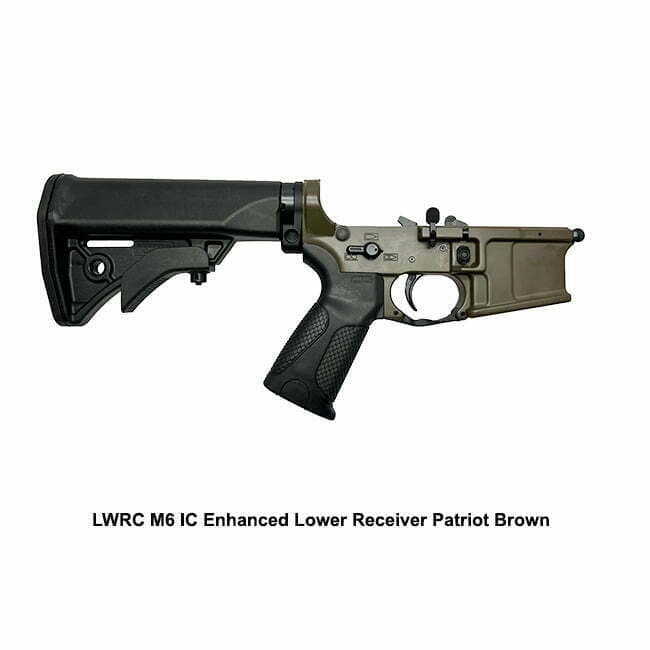 LWRC M6 IC Lower Receiver Patriot Brown - Thumbnail 2
