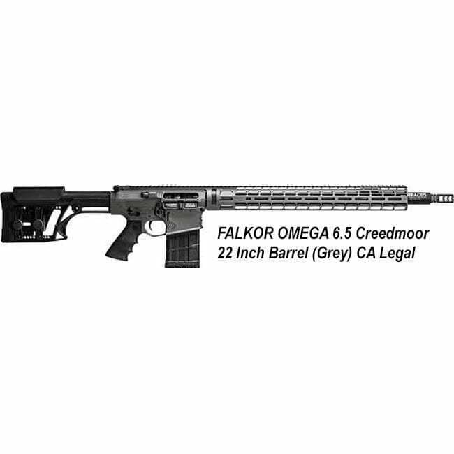 FALKOR OMEGA 6.5 Creedmoor 22 Inch Barrel (Grey) CA Legal - Image 1