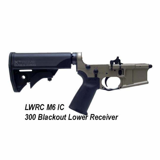 LWRC M6 IC 300 Blackout Lower Receiver Black - Thumbnail 1