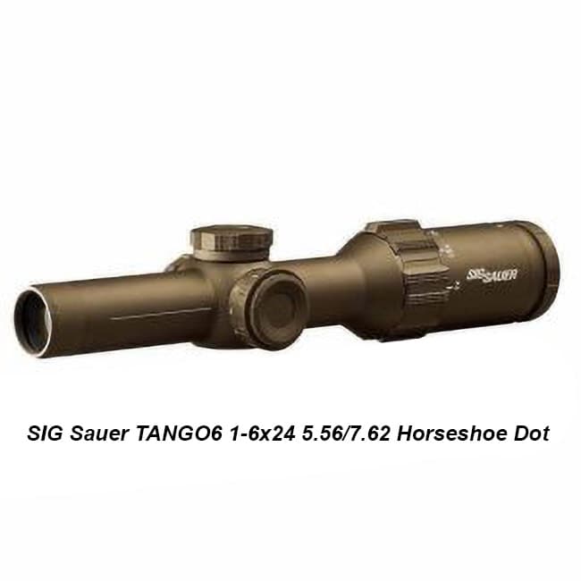 SIG Sauer TANGO6 1-6x24 5.56/7.62 Horseshoe Dot - Thumbnail 1