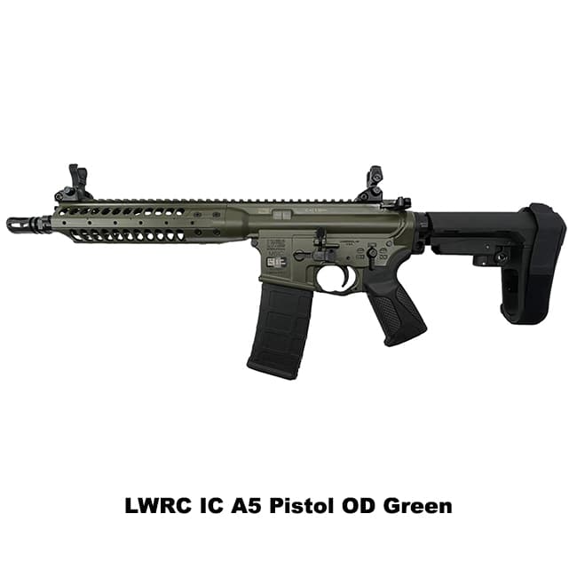 LWRC IC A5 Pistol OD Green - Thumbnail 2