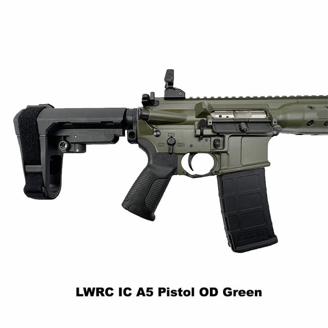 LWRC IC A5 Pistol OD Green - Thumbnail 5
