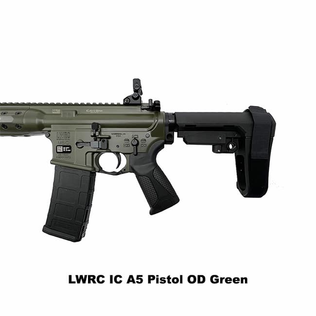 LWRC IC A5 Pistol OD Green - Thumbnail 6