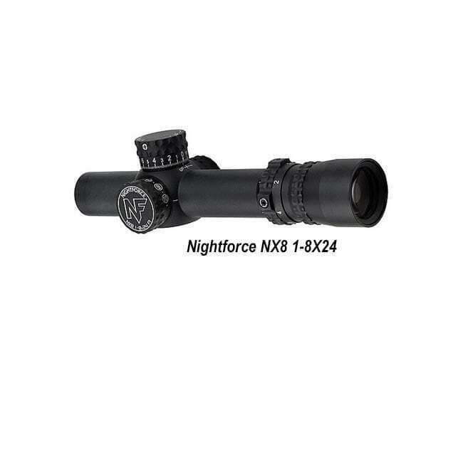 Nightforce NX8 1-8x24 - FC- MIL - Thumbnail 1