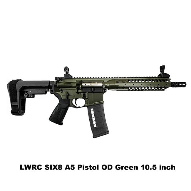 LWRC SIX8 A5 Pistol OD Green - Image 1