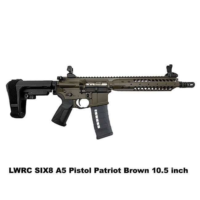 LWRC SIX8 A5 Pistol Patriot Brown - Image 1