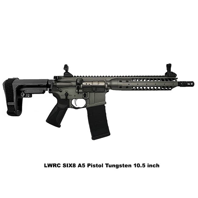 LWRC SIX8 A5 Pistol Tungsten - Image 1