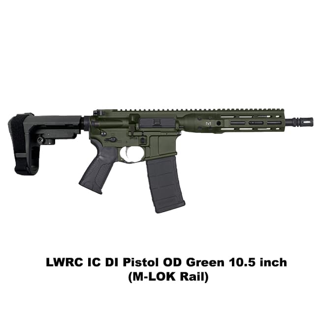 LWRC IC DI Pistol OD Green - Thumbnail 2