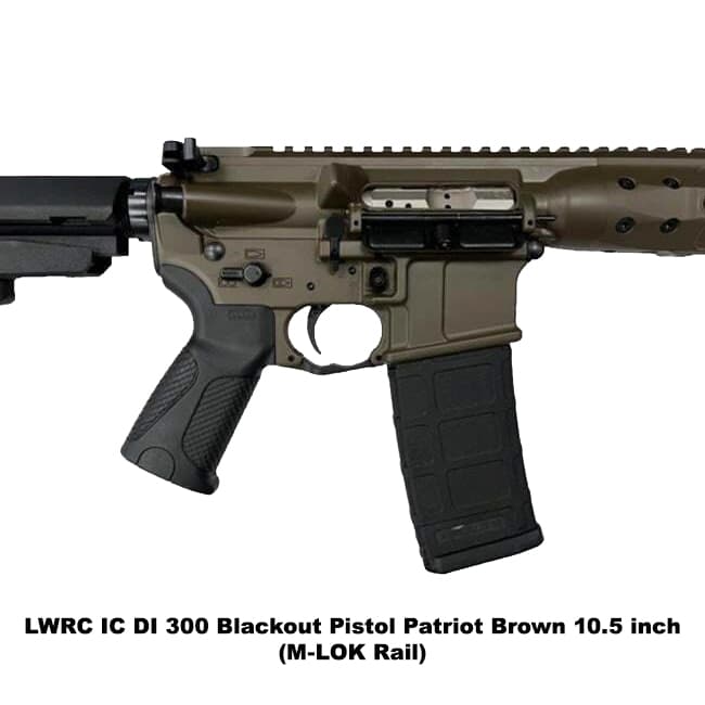 LWRC IC DI 300 Blackout Pistol Patriot Brown - Thumbnail 4