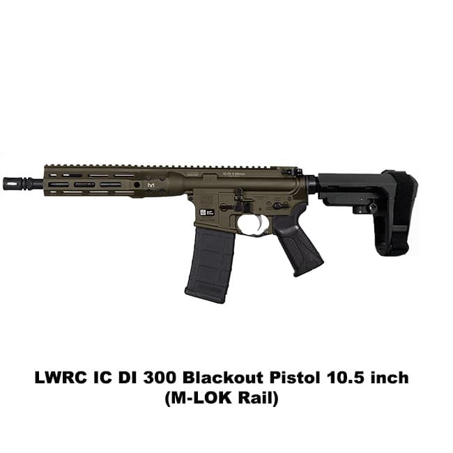 LWRC IC DI 300 Blackout Pistol Patriot Brown - Thumbnail 3