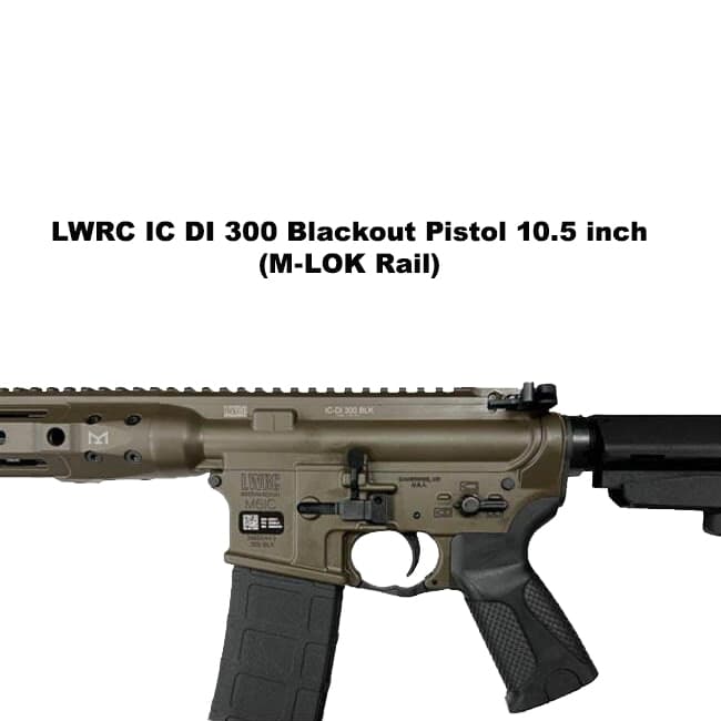 LWRC IC DI 300 Blackout Pistol Patriot Brown - Thumbnail 5