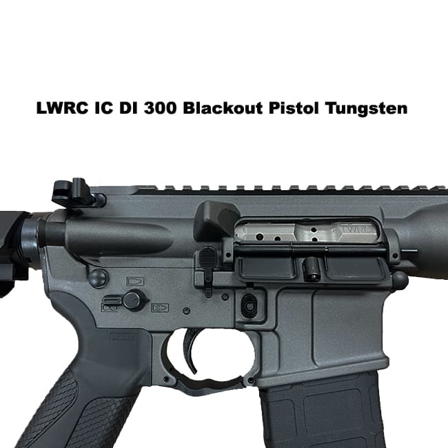 LWRC IC DI 300 Blackout Pistol Tungsten - Thumbnail 4