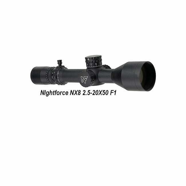 Nightforce NX8 2.5-20x50 - Mil-XT - Thumbnail 1
