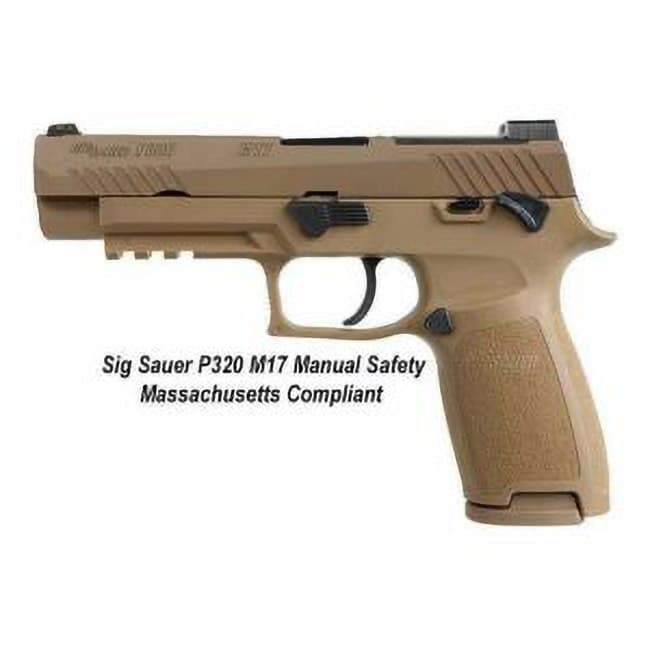 Sig Sauer P320 M17 Manual Safety Massachusetts Compliant - Thumbnail 1