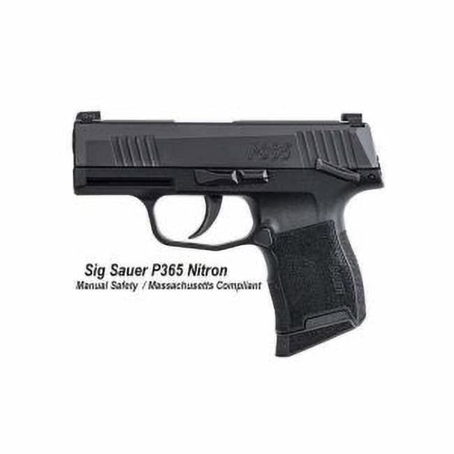 Sig Sauer P365 Nitron Manual Safety Massachusetts Compliant - Thumbnail 1