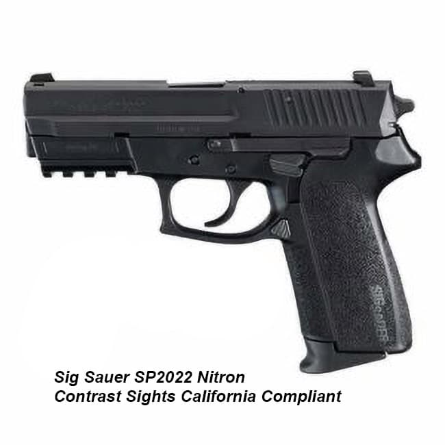 Sig Sauer SP2022 Nitron Contrast Sights California Compliant - Image 1