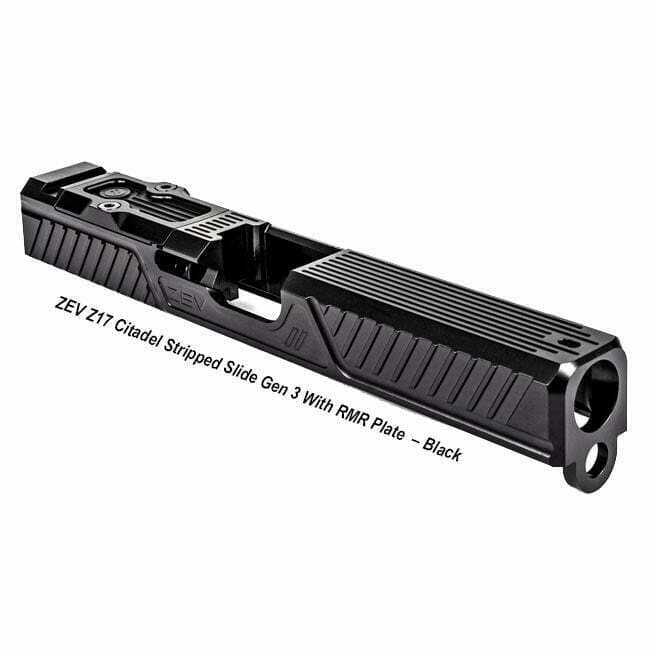 ZEV Z17 Citadel Stripped Slide Gen 3 With RMR Plate – (Black) - Image 1