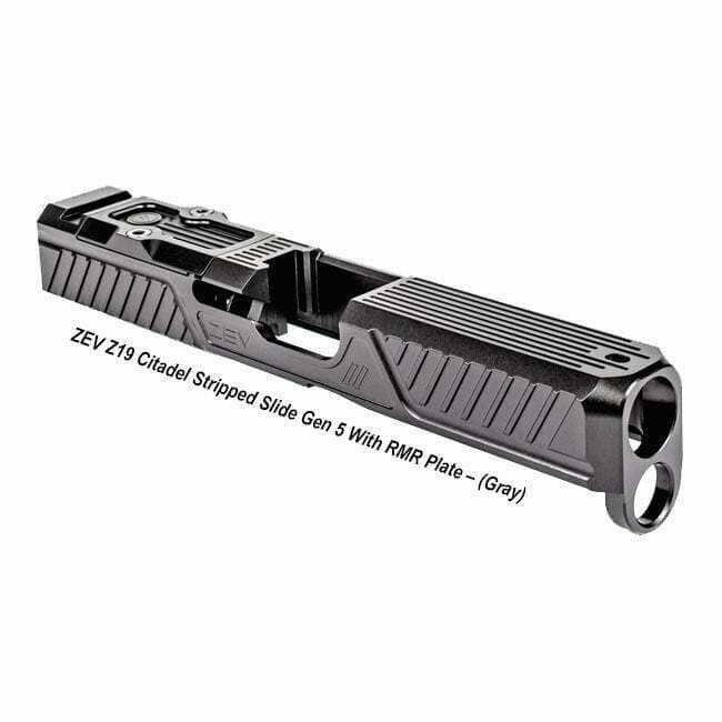 ZEV Z19 Citadel Stripped Slide Gen 5 With RMR Plate – Gray - Thumbnail 1