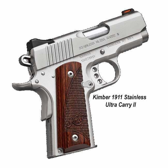 Kimber 1911 Stainless Ultra Carry II - Image 1