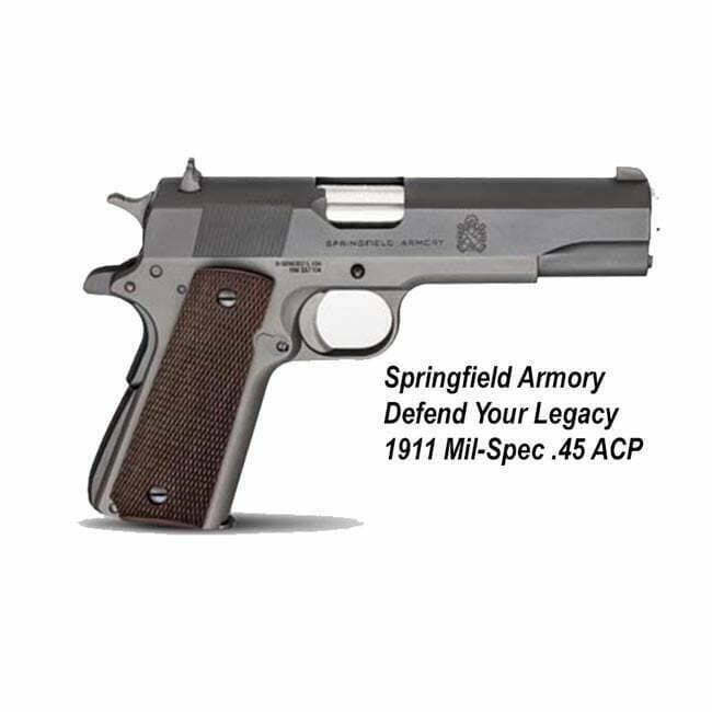 Springfield Armory Defend Your Legacy .45 Mil-Spec Pistol - Image 1
