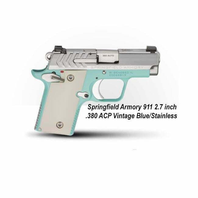 Springfield Armory 911 2.7" .380 ACP Vintage Blue/Stainless - Thumbnail 1