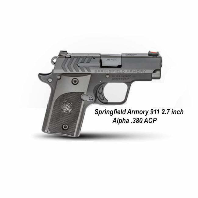 Springfield Armory 911 2.7" Alpha .380 ACP - Thumbnail 1
