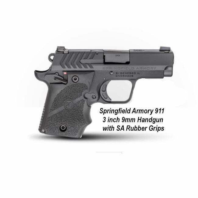 Springfield Armory 911 3" 9mm Handgun w/ SA Rubber Grips - Thumbnail 1