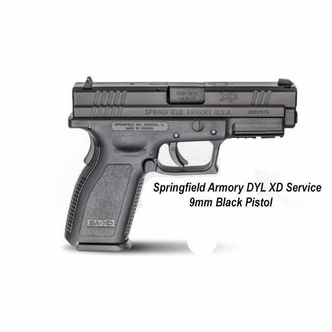 Springfield Armory DYL XD Service 9mm Black Pistol - Thumbnail 1