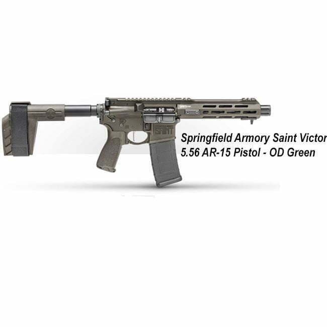 Springfield Armory Saint Victor 5.56 AR-15 Pistol - OD Green - Image 1