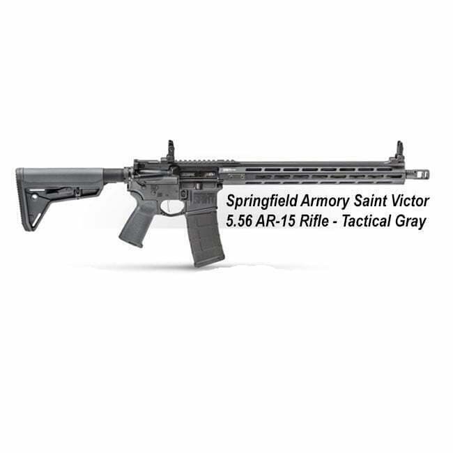 Springfield Armory Saint Victor 5.56 AR-15 Rifle - Tactical Gray - Image 1