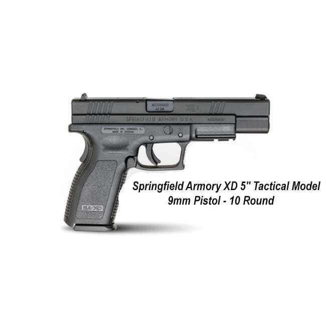 Springfield Armory XD 5" Tactical Model 9mm Pistol (10 Round) - Thumbnail 1