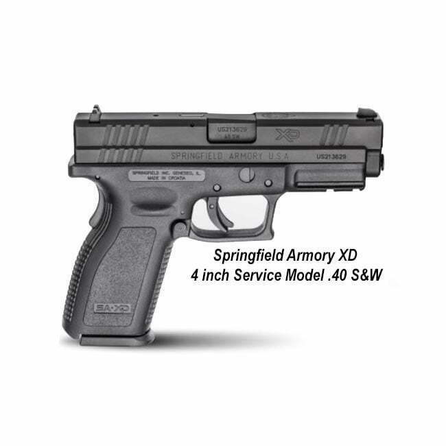 Springfield Armory XD 4 inch Service Model .40 S&W Pistol - Thumbnail 1