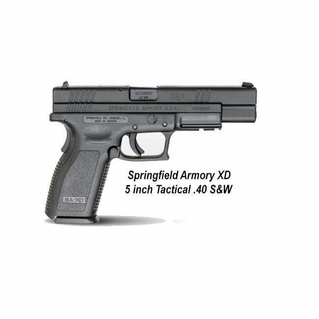 Springfield Armory XD 5 inch Tactical .40 S&W Pistol - Thumbnail 1